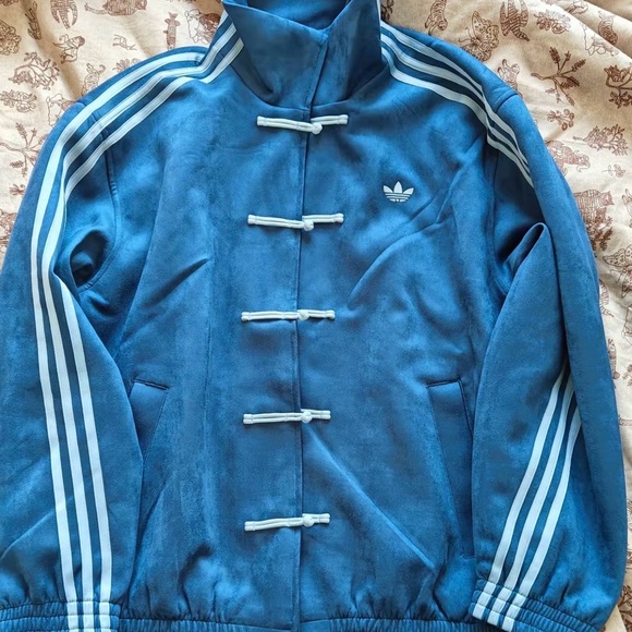 Adidascny tang blue Chinese exclusive hoodie size s